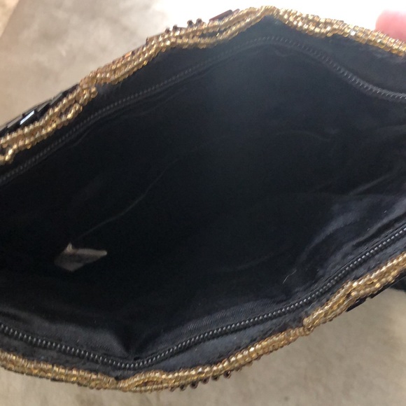 Beaded Peacock Feather Purse - Picture 4 of 4